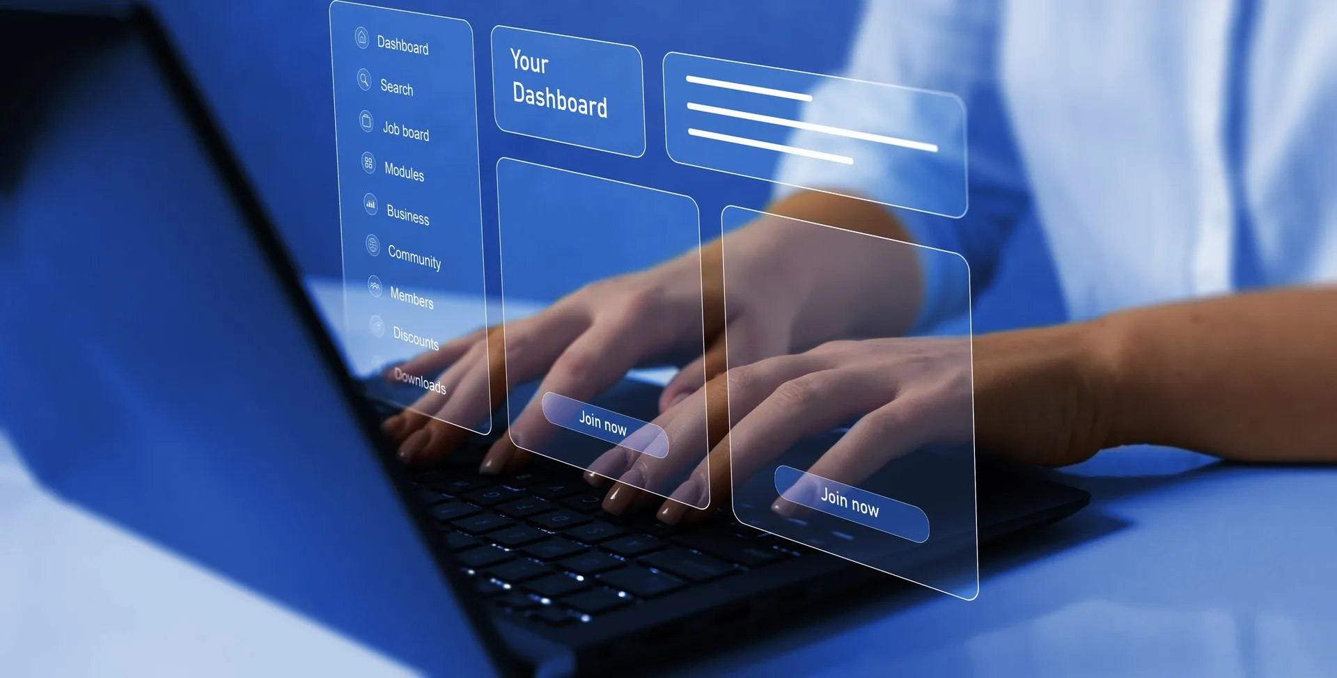 Ads dashboard screen digital. Online advertising ,digital marketing and ad on internet to targeted customers