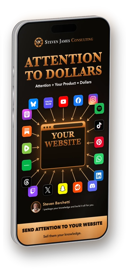 Attention To Dollars shown on a phone